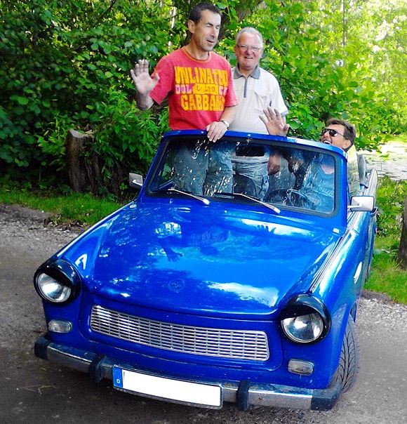 Blauen Trabant Cabrio mieten